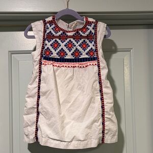 JCrew embroidered dress 4T